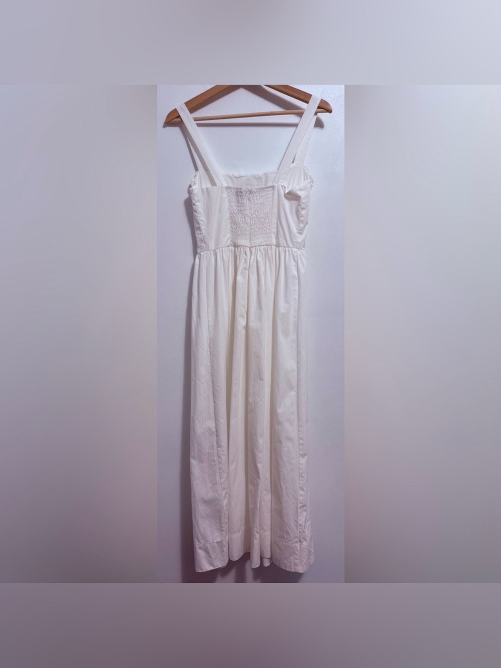 Anthropologie Drop Waist Ruched Midi Dress NWOT - Picture 5 of 6